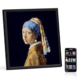 Divoom Pixoo 64 ピクセルアートディスプレイ モダンアートインテリア デジタル時計 多用途【アプリ対応/64*64LEDディスプレイ/WiFi接続/自由カスタマイズ可】おしゃれ 誕生日プレゼント（ブラック）