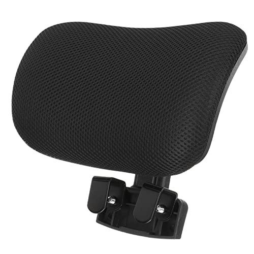 NUOBESTY Adjustable Computer Chair Pillow Chair Neck Support Attachment Chair Mesh Head Rest Gaming Chair Black Neck Protection Chair Head Pillows Fabric Travel Office Chair
