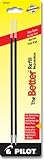 Pilot Ballpoint Ink Refills, 2-Pack for Better or EasyTouch Stick Pens, Fine Point, Red Ink (77217)