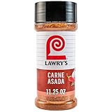 Lawry’s Seasoning, Carne Asada, No MSG Added, Kosher, Staple, Versatile, Mexican-Inspired Flavor, Blend of Garlic, Cumin, Oregano & Red Pepper for Grilled Meat & Veggies, 11.25 oz