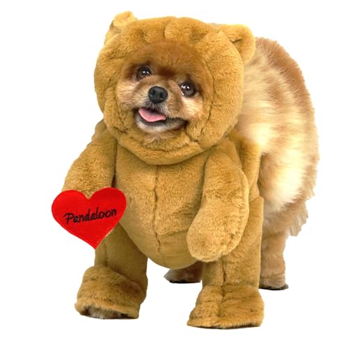 Pandaloon Dog Halloween Costume - As Seen on Shark Tank - Patented - Funny Costume with Arms for Small and Medium Dogs and Cats (Teddy Bear, Size 2(15-16 in Height at TOP of Head,Girth<16 in))