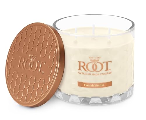 Root Candles Scented Candles Honeycomb Glass Premium Handcrafted Beeswax Blend