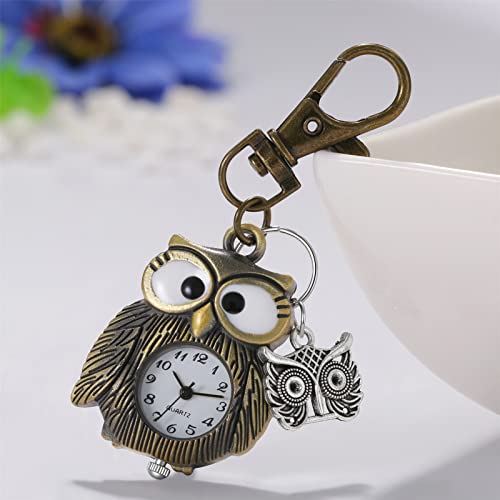 Image of JewelryWe Vintage Pocket Watch Cool Gear Steampunk Retro Pendant Necklace Watches for Men Women Halloween Costumes Daily and Office