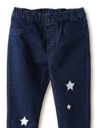 Image of Amazon Brand - Symbol Girls Cotton Rich Stretchable Jogger Jeans | Elasticated Waistband | Jeggings | Age 2-12 Years