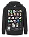 Minecraft Sprites Boy's Black Hoodie - Noir - 7-8 ans