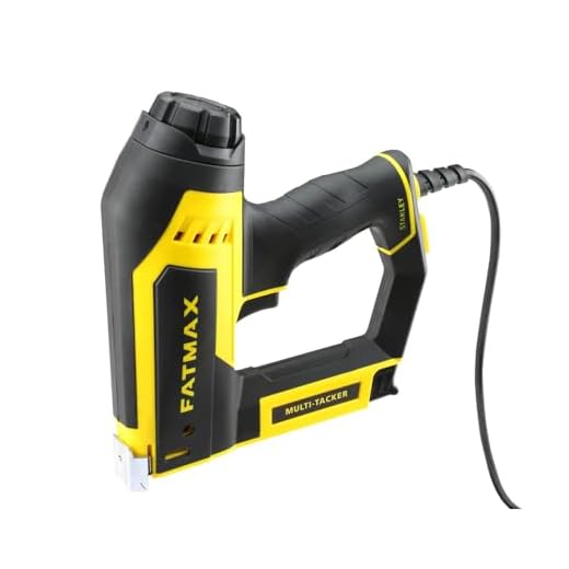 Stanley FMHT6-75934 Multi-grapadora eléctrica FatMax, Color Negro/Amarillo