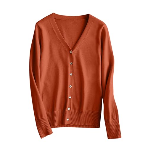 Women's Cardigans Lightweight Long Sleeve Button Down Soft Knit Casual Sweater Bolero Shrug Fall Fashion Outfits3