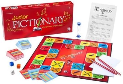 Junior Pictionary Board Game for Kids | Fun Drawing & Guessing Family Game | Creative Educational Game for Children | 2–4 Teams | Ages 6+