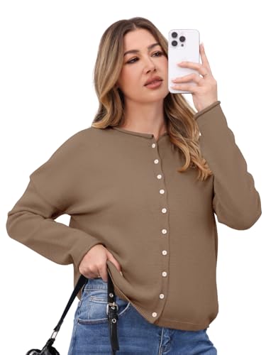 IPMQ Women's Lightweight Knit Button Cardigan Sweater (6 Colors) - image 4
