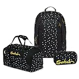Satch Air Schulrucksack Set 3tlg. inkl. Schlamperbox und Sporttasche (Lazy Daisy)
