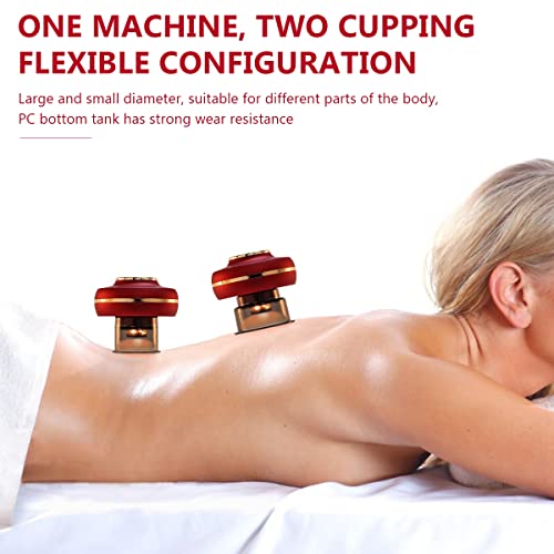 Cenoz Cupping Therapy Set, Electric Smart Cupping Therapy Massager, Cellulite Massager Remover, Guasha Tool With Red Light Therapy, 2 Suction Cups For Body (Red) #TOP6