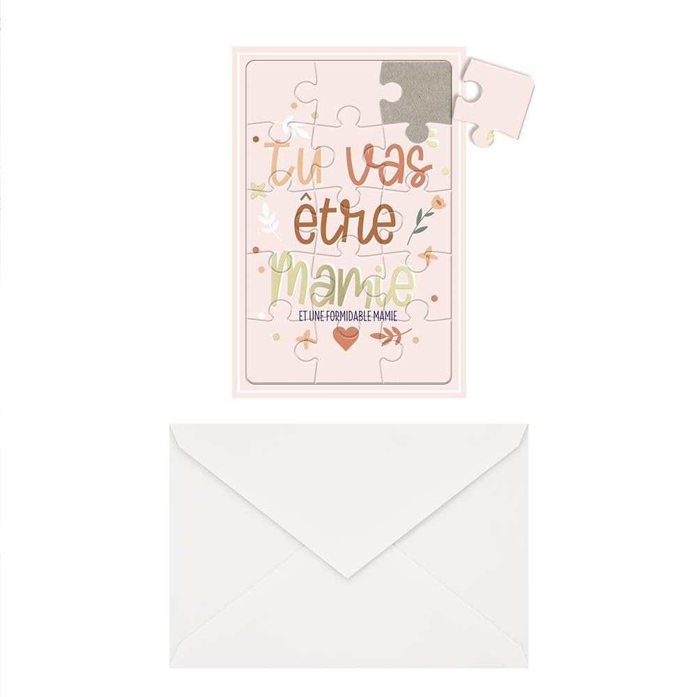 STC Puzzle card announcement birth model You will be Granny, Multi-Coloured - Multi-Coloured, 10 - Image 3
