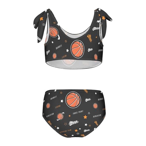 Image of CaTaKu Cute Hawaiian Girls Bathing Suit Toddler Girl Swimsuit Bikini Set for Girls Swimwear Two Piece Size 3-12T