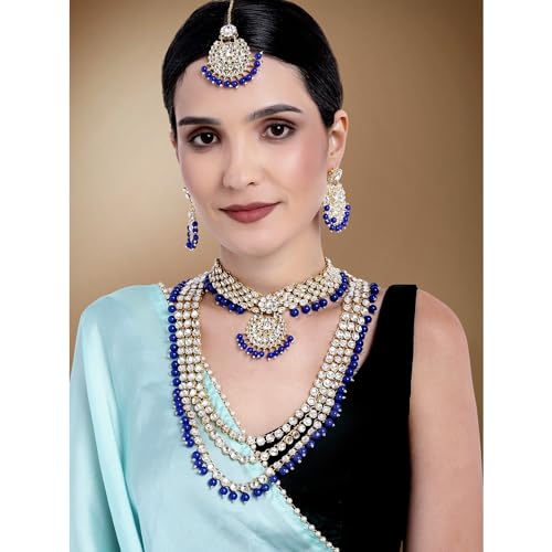 Aheli Indian Wedding Heavy Bridal Traditional Jewellery Set Gift for Women2