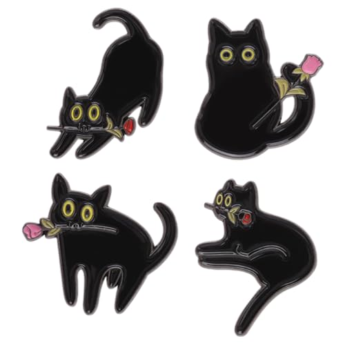 Broches chat de qualité supérieure accessoires en métal ciselé pour veste femme