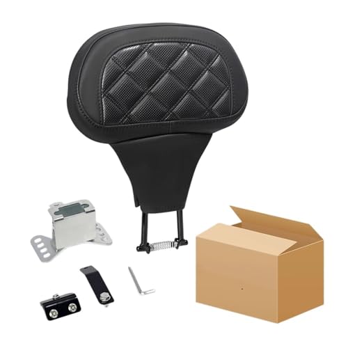 Dossier moto selle passager détachable avec coussin ergonomique pour Road King et CVO