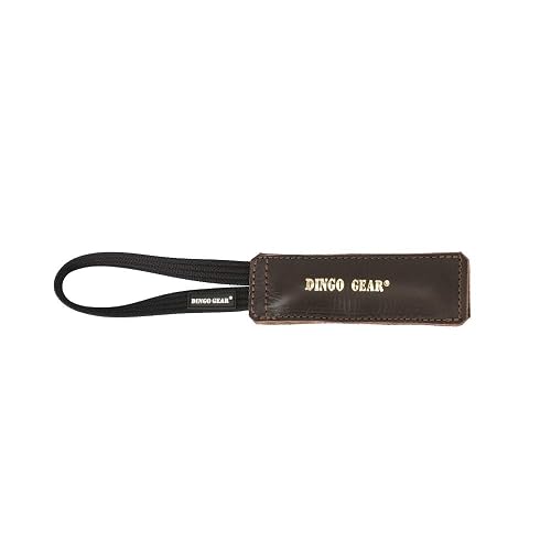 Dingo Gear S00233 S00233 - Salchicha para Masticar de Piel granulada para Entrenamiento de Perro, Color marrón
