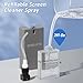 Screen Cleaner Spray and Wipe, Streak-Free Computer Screen Cleaner, Portable Laptop Cleaning Kit for Phone Car Touchscreen Monitor PC MacBook iPad TV Electronic, Refillable 2oz Spray Microfiber Cloth