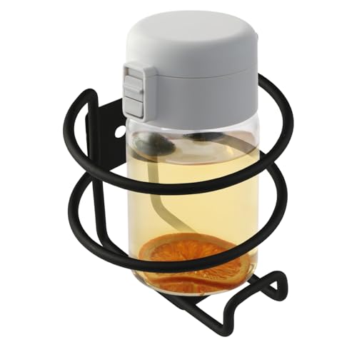 Soporte de bebidas de la copa de anillo - Soportes de bebidas de taza montada en la pared | Soporte de bebidas para la taza de bote en forma de anillo de acero inoxidable | Soporte de bebidas para bot