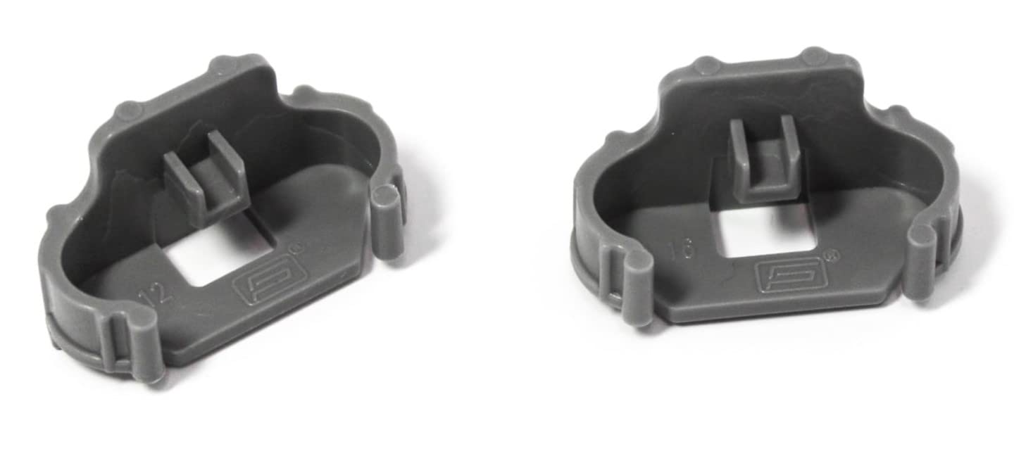 BSSTORE Kit 2 Cappucci Per Guide Cestello Lavastoviglie – Ricambio Compatibile 1732840100 Per Vari Modelli