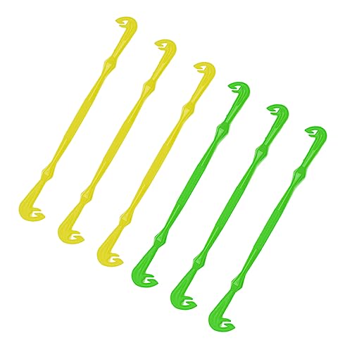 OFXDD Loop Tyer - Hook Loop Tyer for Fishing - Plastic Fishing Line Knot Tying Tool (Yellow & Green)