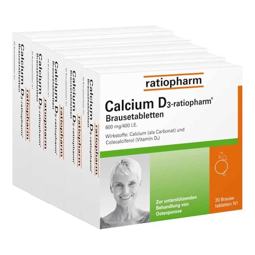 Preisvergleich Produktbild CALCIUM D3-ratiopharm Brausetabletten 100 St