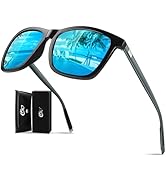 CGID Sunglasses Men Polarised Women Ultralight Al-Mg Metal Frame Rectangular Vintage UV4...