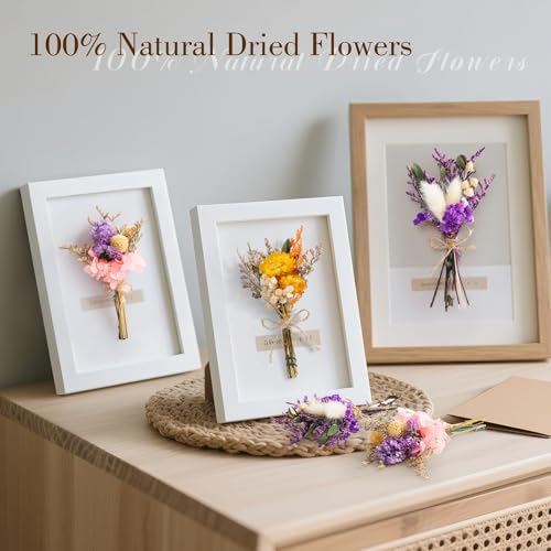 LawnIdyll 12/24 PCS Charming Dried Flowers Bouquet for Vase Various Dried Wildflowers with Stems Mini Handmade Wildflowers Natural Real Flowers Bulk Flowers Craft (Blossoms, 24 PCS) by LawnIdyll - Image 4