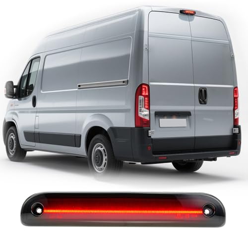 Feu stop de toit LED rouge pour Peugeot Boxer II et Fiat Ducato III optique arrière fumée 1PC