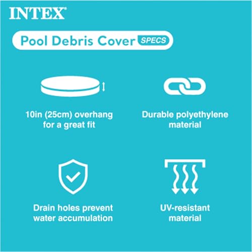 Intex 28201EH + 28030E Metal Frame 10Ft X 30In Round Above Ground Outdoor Swimming Pool Set thumb #4