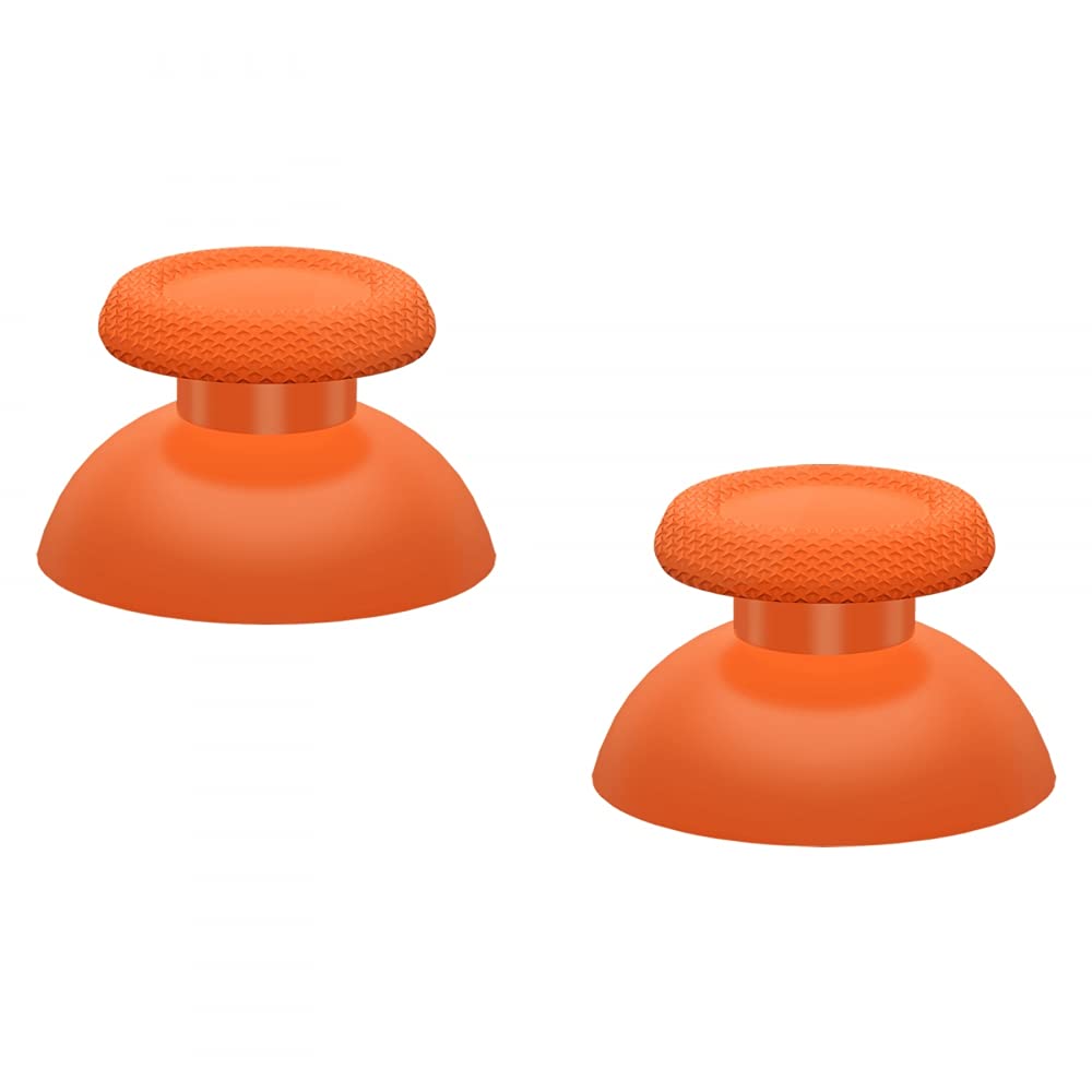eXtremeRate Joysticks para ps5 para ps4 Control Palancas Analogicos Joystick Reemplazable para ps5 Repuesto para Pulgar Thumbsticks para ps4 Slim Pro Mando (Naranja)