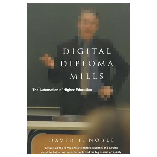 Digital Diploma Mills: The Automation of Higher Eduction
