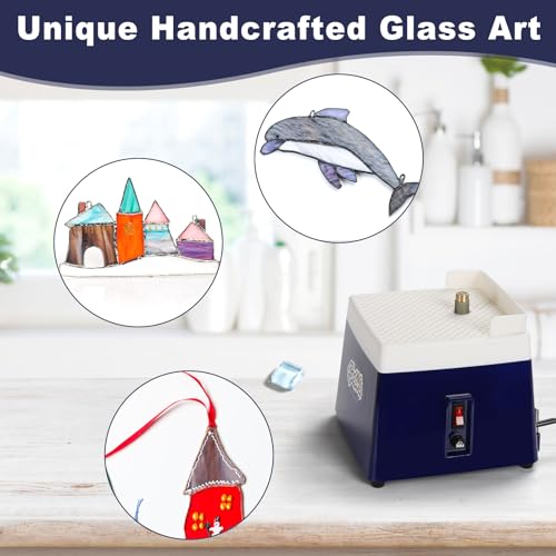 image for Stained Glass Grinder, Mini Glass Grinder Machine with 5/8