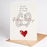 Lovely Cards - Geburtstagskarte 69 Frau Mann - Geschenk 69 Geburtstag Frau - Geburtstagskarten für Frauen - 69.ter Geburtstag - Karte 69 Geburtstag - Glückwunschkarte (DIN-A6)