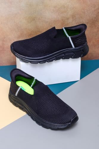 Image of ATHCO Mens Slipo Walking Shoes for Man, Lightweight Breathable Comfort Slip-On Casual Shoes for Man with Memory Foam Insole, Lightweight, Comfort Walking Shoe for Men for All-Day Comfort