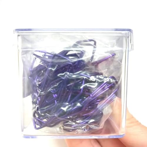 Clips, Acc, Colorido, Lilás, 2/0, Com 100 Unidades