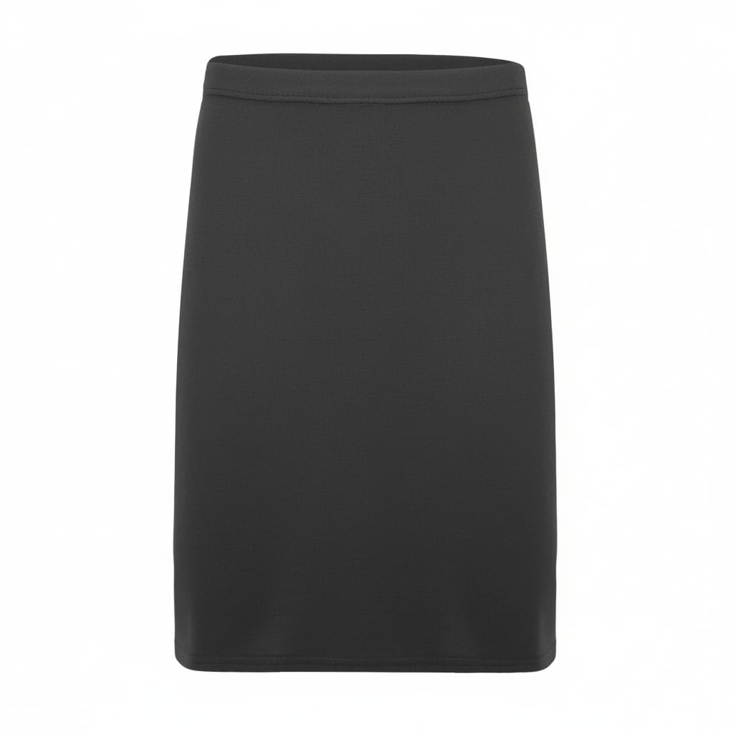 A2Z Girls Black School Pencil Skirt - Midi Skirt Grey 9-10