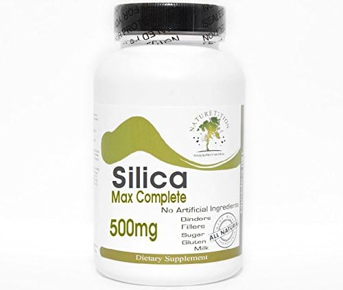 Silica Max Complete 500mg ~ 200 Capsules - No Additives ~ Naturetition Supplements