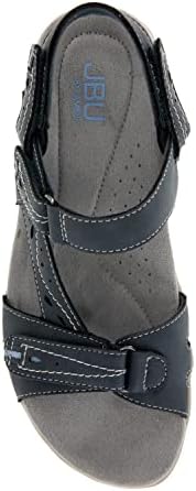 JBU by Jambu Women's Stephie Vegan Sport Sandal, Navy, 9.5 | Image 1
