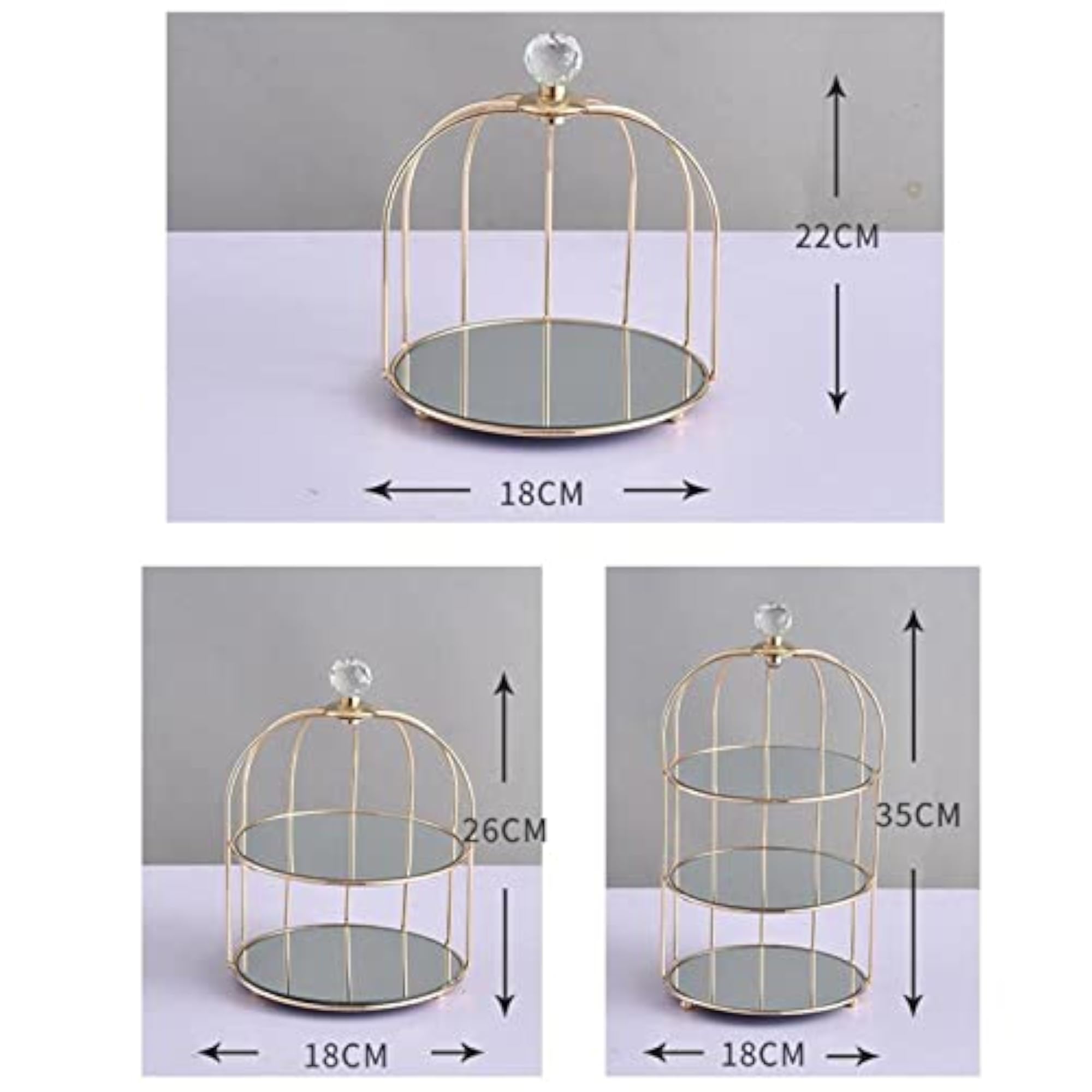 2/3pcs Makeup Shelf Cosmetic Rack Holder Organizer