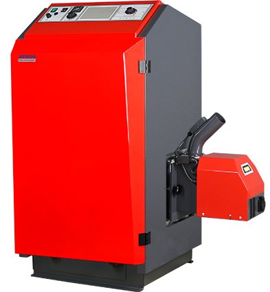 ATMOS Pelletkessel Typ P 14-25 kW Pelletheizung P.14+A25 Brenner