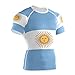 Magnesis T-shirt de compression à manches courtes pour homme Motif drapeau de l'Argentine - - L