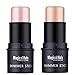 COOSA Makeup 2 Color Highlighter Stick Skin Care Shimmer Cream Powder Waterproof Light Face Cosmetics Stick Highlighters(2PCS)