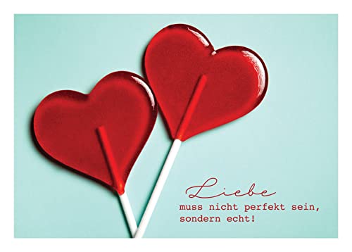 Postkarten Hochzeit - 25 Postkarten Liebe: Postkarten Set Liebe für die Hochzeit als liebevoll gesta