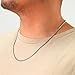 Nuragold 10K Real White Gold Rope Diamond Cut Chain Necklace 14