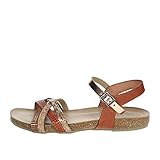 SANDALIA CON TIRAS Porronet Briana, Sandalia Mujer, Cuero Rose, 41 EU