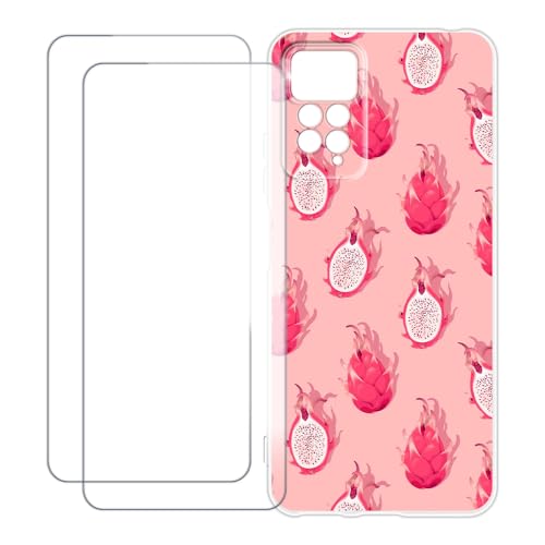 UOGNADGD Xiaomi Redmi Note 11 Pro 5G India �Ƃ̌݊������� �J�X�^���J���t���P�[�X�{�����K���X�ی�t�B����2���t�� ? �Ռ��z�������h�~ (�s�^��)