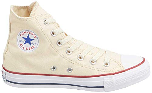 Image of Converse Unisex Chuck Taylor All Star Hi-top Shoes Unbleached White 3.5 D(M) US