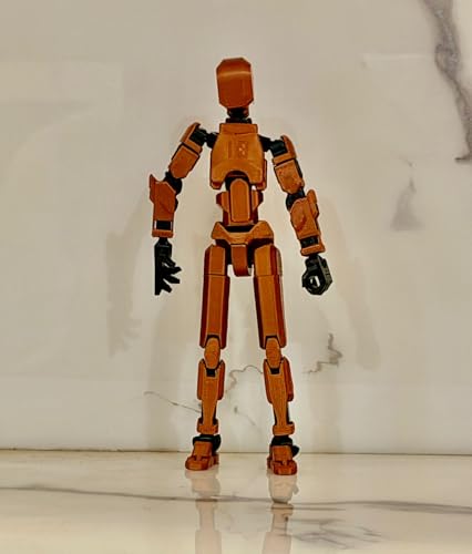 Image of DIY Dummy-13 Action Figure Robot | Fully Articulated Action Figure Toy | 3D Printed (5.4inches) (Metallic Copper)