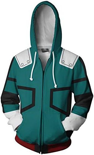 My Hero Academia Deku Hoodie Sweatshirt Cosplay Costume